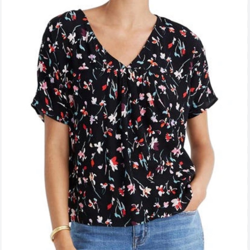 Madewell Floral Top